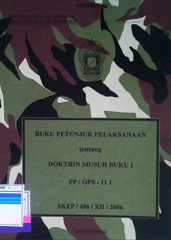 BUKU PETUNJUK PELAKSANAAN DOKTRIN MUSUH BUKU I OPS - 11 1